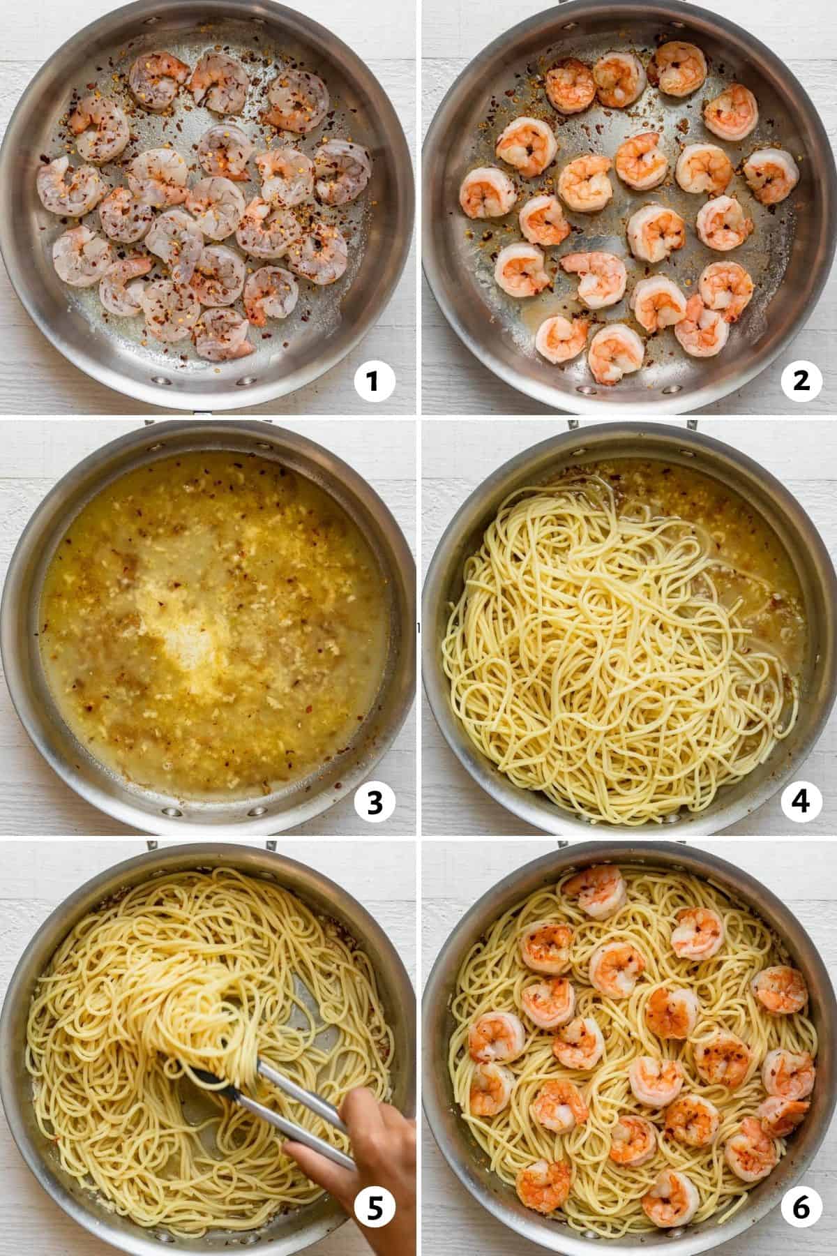 Garlic Shrimp Spaghetti 15 Minute Dinner! - Feel Good Foodie