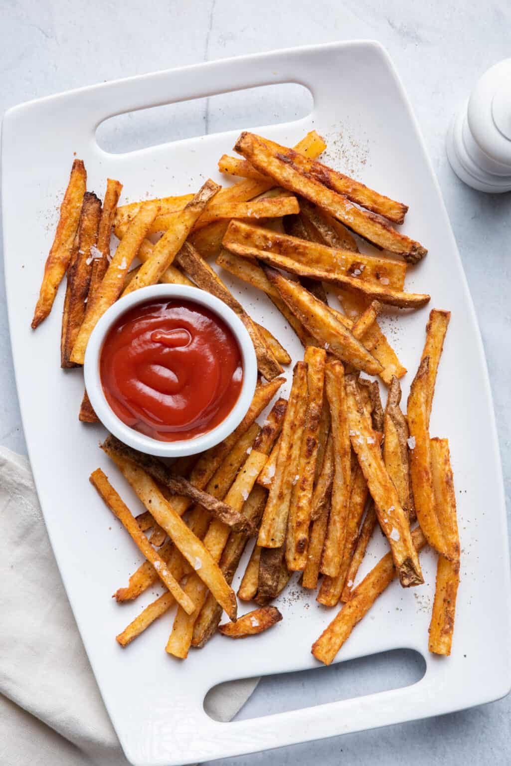 Oven Baked French Fries {Extra Crispy!} - Feel Good Foodie