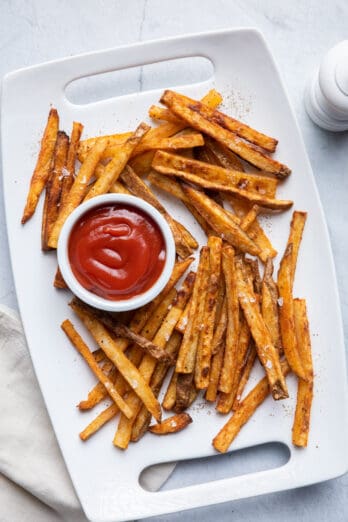 Oven Baked French Fries {Extra Crispy!} - Feel Good Foodie