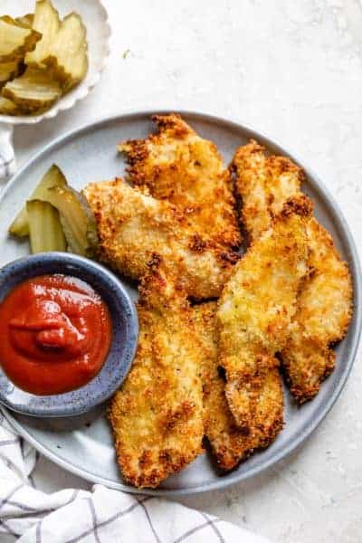 Pickle Brined Chicken Tenders - Feel Good Foodie