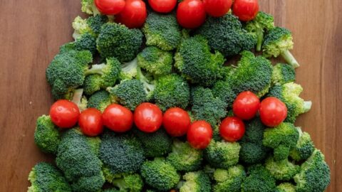 Christmas Tree Vegetable Platter Feelgoodfoodie