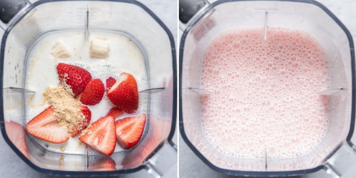 Strawberry Yogurt Protein Smoothie