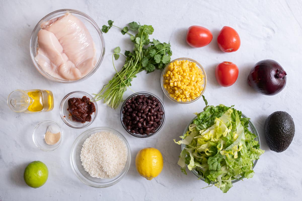 Easy Chicken Burrito Bowl Recipe — Registered Dietitian Columbia SC -  Rachael Hartley Nutrition