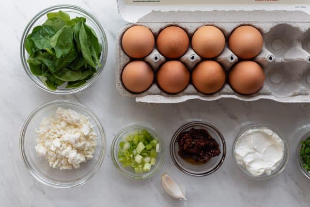 Mediterranean Egg Bites In Instant Pot With Herbs & Feta (VIDEO)