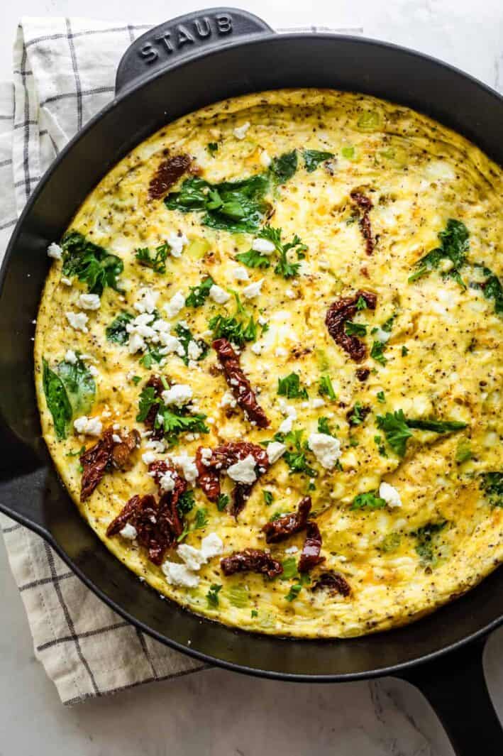 Kale Frittata - FeelGoodFoodie