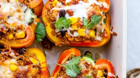 Quinoa Stuffed Peppers Feelgoodfoodie