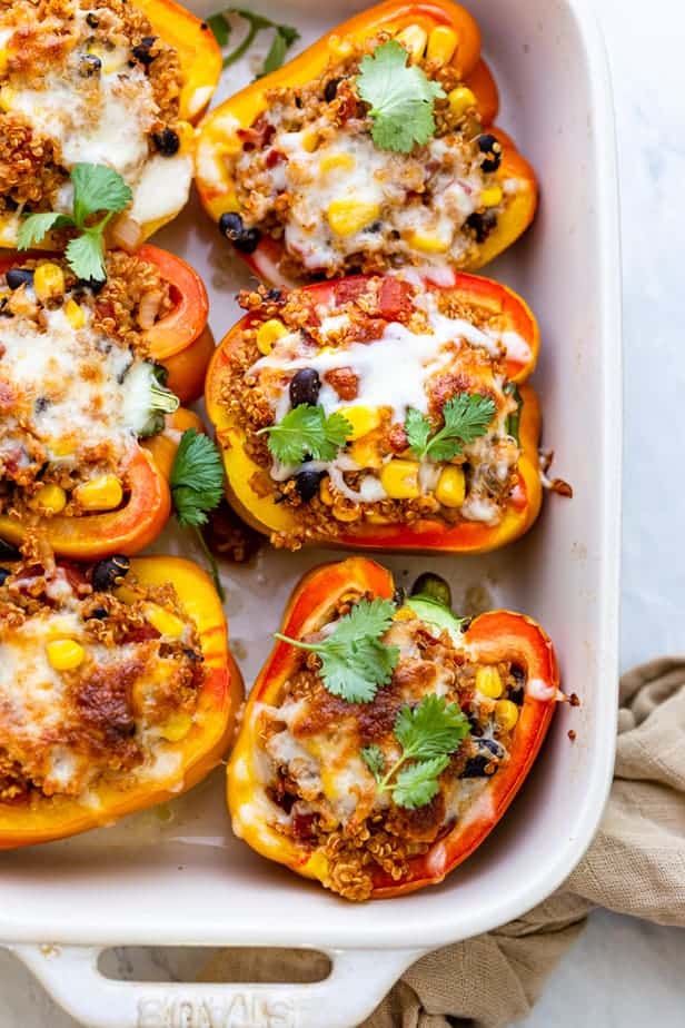 16. Quinoa Stuffed Peppers 