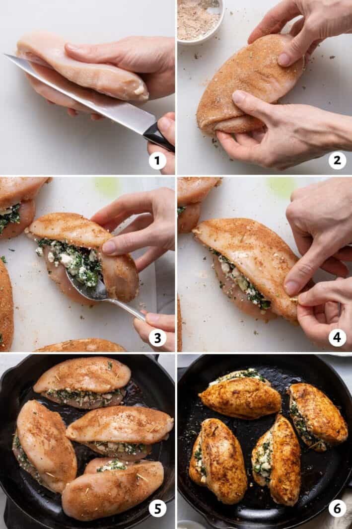 Spinach Feta Stuffed Chicken Juicy And Flavorful Feel Good Foodie 9674