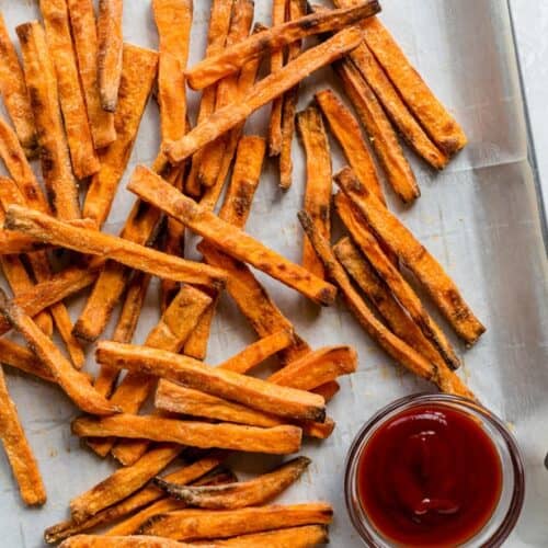 Baked Sweet Potato Fries - Just a Taste