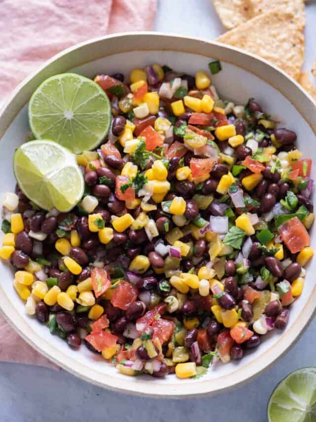 Best And Easy Black Bean Salsa Recipe - Feel Good Foodie