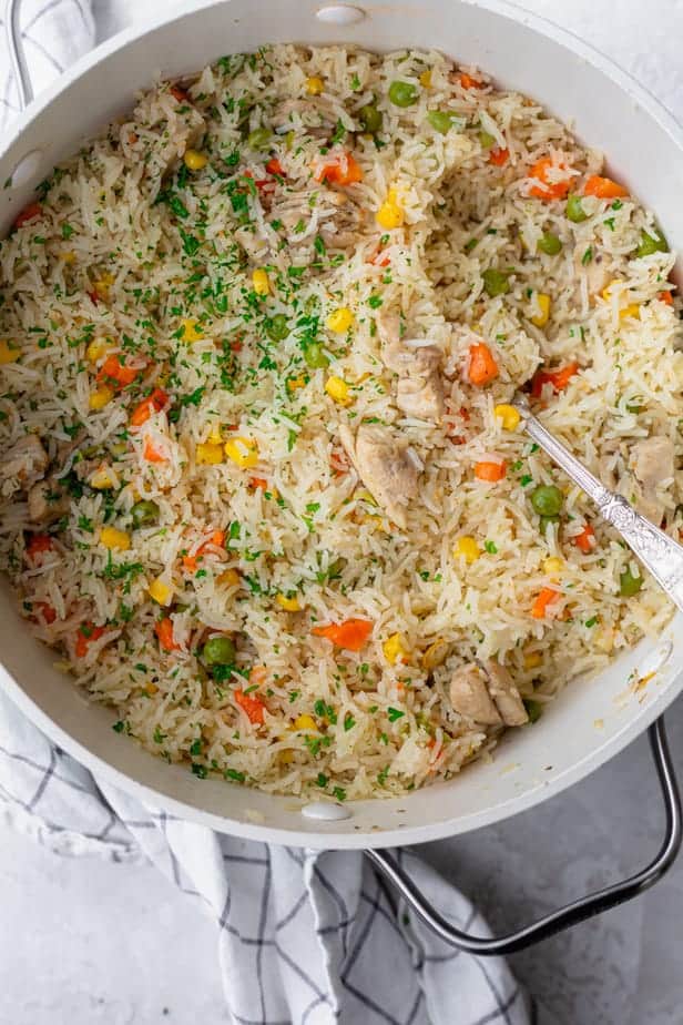One Pot Chicken And Rice Recipe Healthy Feelgoodfoodie