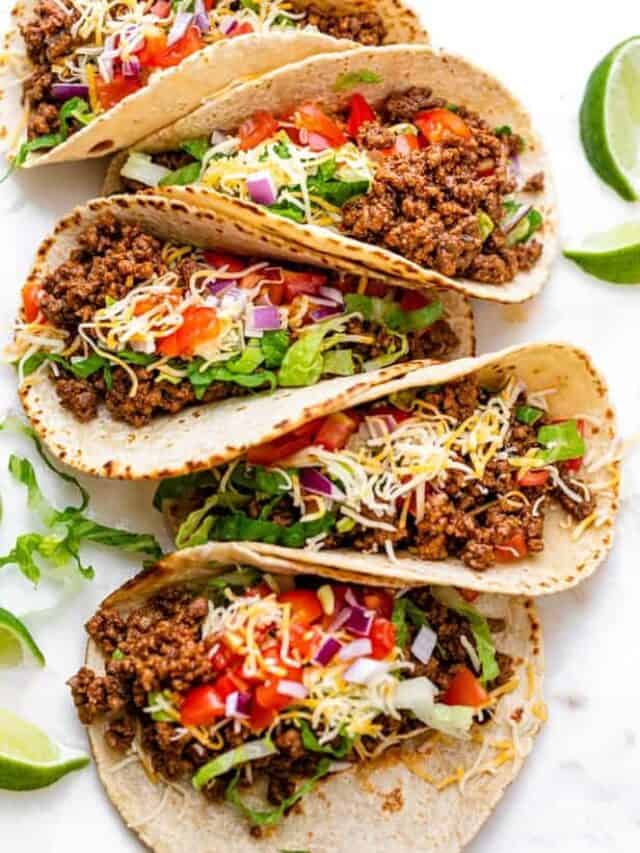 Best Ground Beef Taco Recipe - FeelGoodFoodie