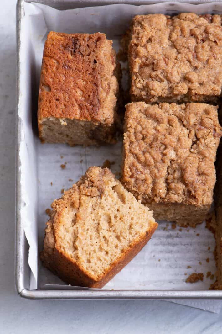 Cinnamon Crumb Coffee Cake {Starbucks Coffee Cake} Feel Good Foodie