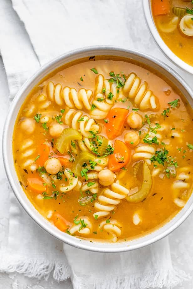 Chickpea Noodle Soup