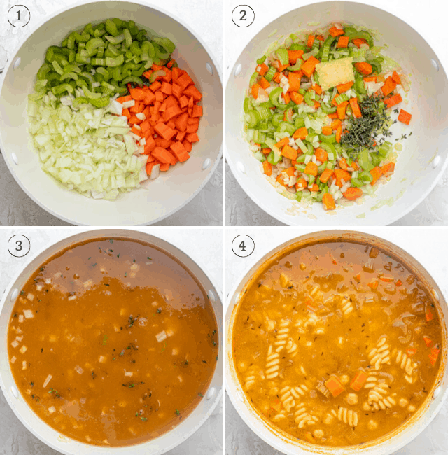 Hearty Chickpea Noodle Soup (Easy + Healthy) - The Simple Veganista