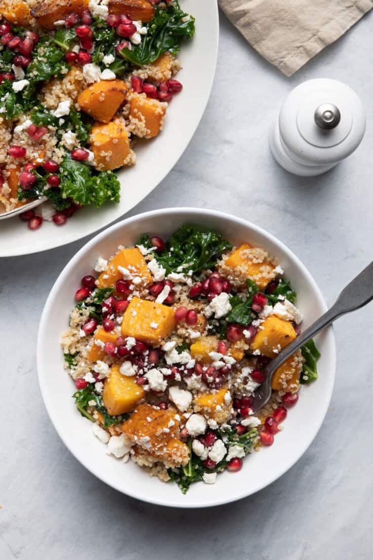 Butternut Squash Quinoa Salad Fall Recipe Feel Good Foodie 6376