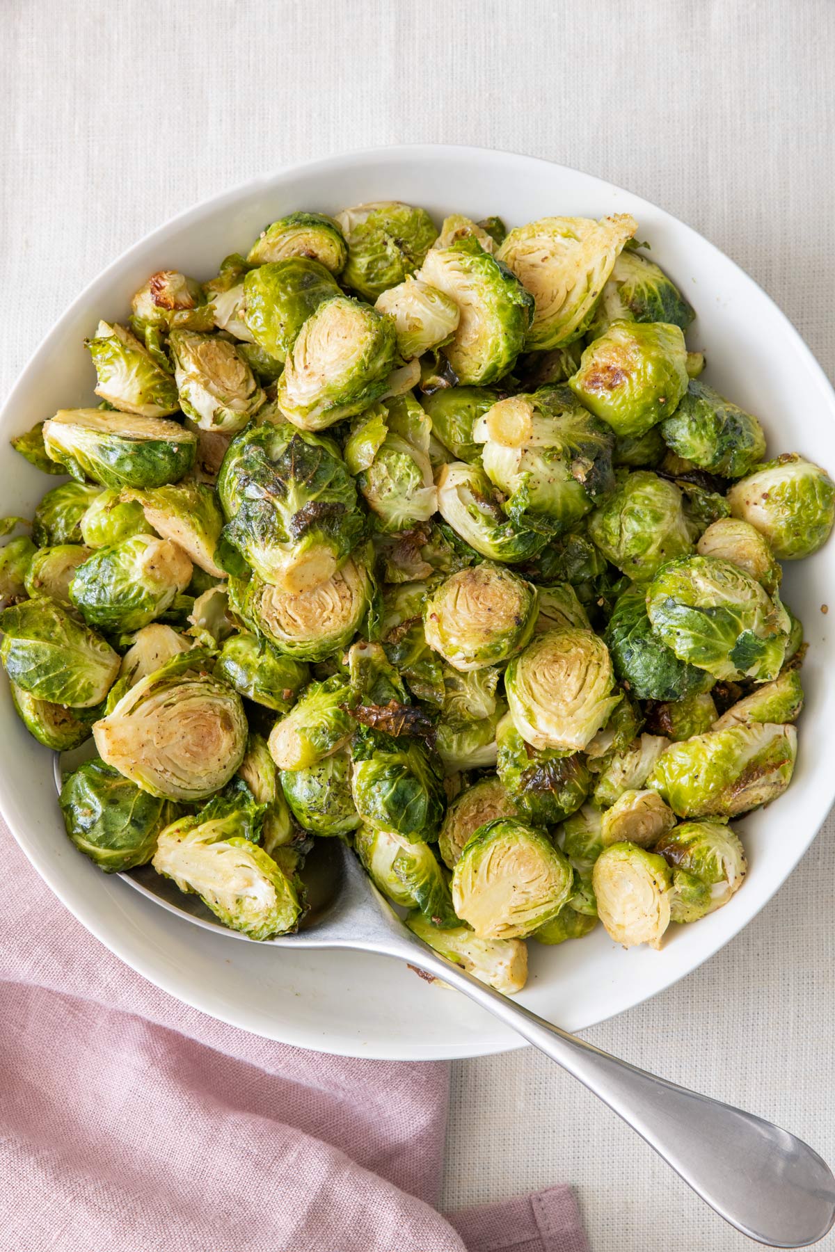 Oven Roasted Brussels Sprouts Garlic