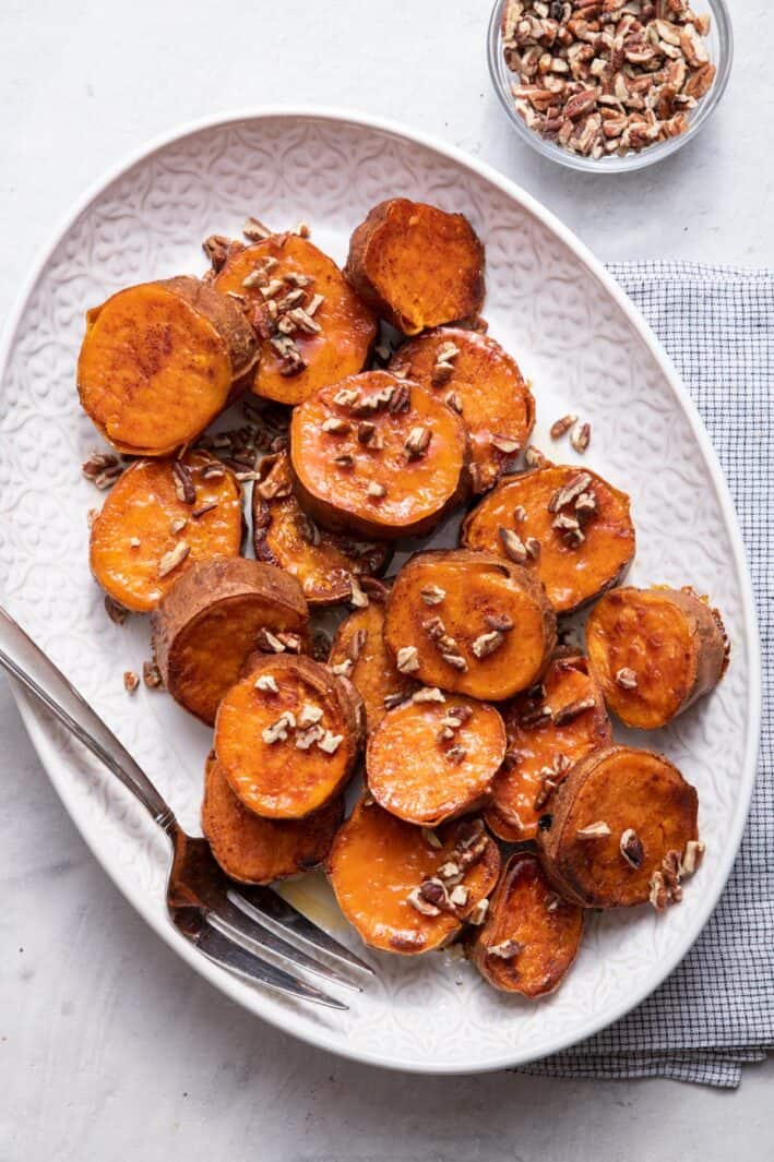 Healthy Mashed Sweet Potatoes - FeelGoodFoodie