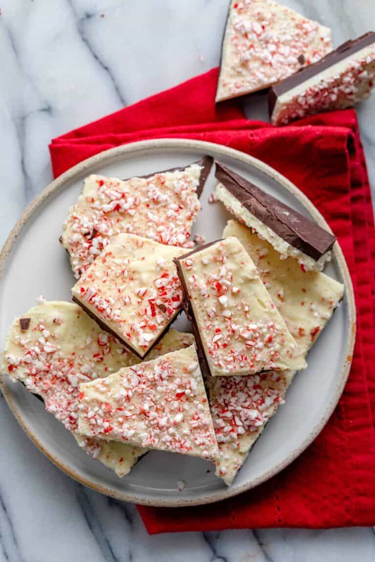 Chocolate Peppermint Bark Recipe | FeelGoodFoodie