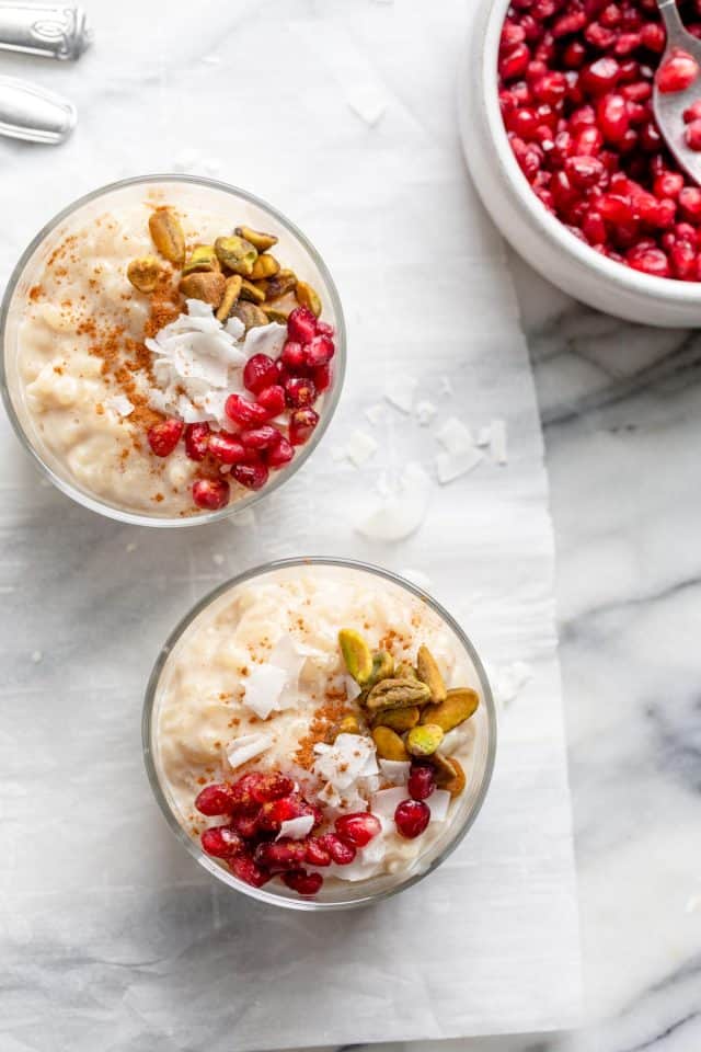 Almond Milk Rice Pudding [Vegan!] - Feel Good Foodie
