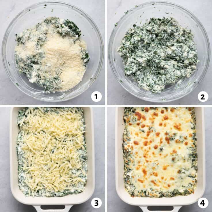 Cream Cheese Spinach Dip {Lightened Recipe} - FeelGoodFoodie