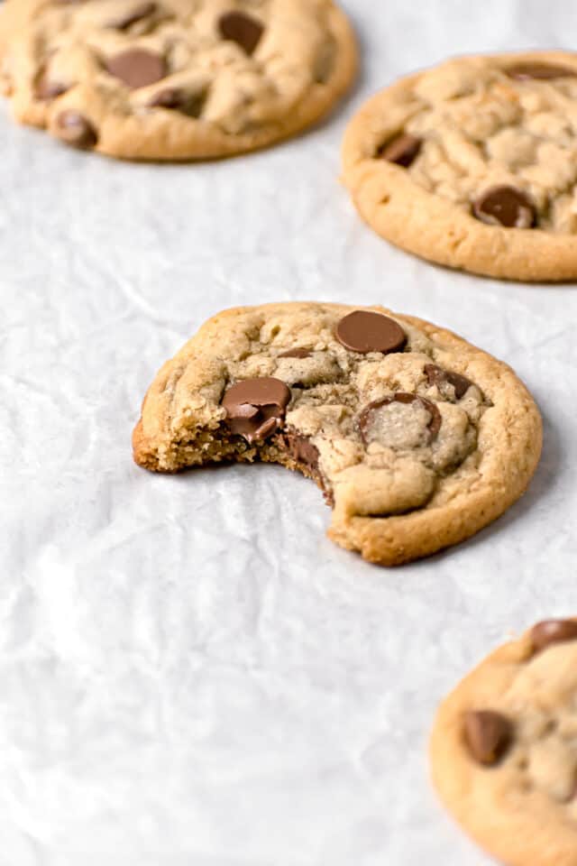 Tahini Chocolate Chip Cookies {Soft & Chewy!} - Feel Good Foodie