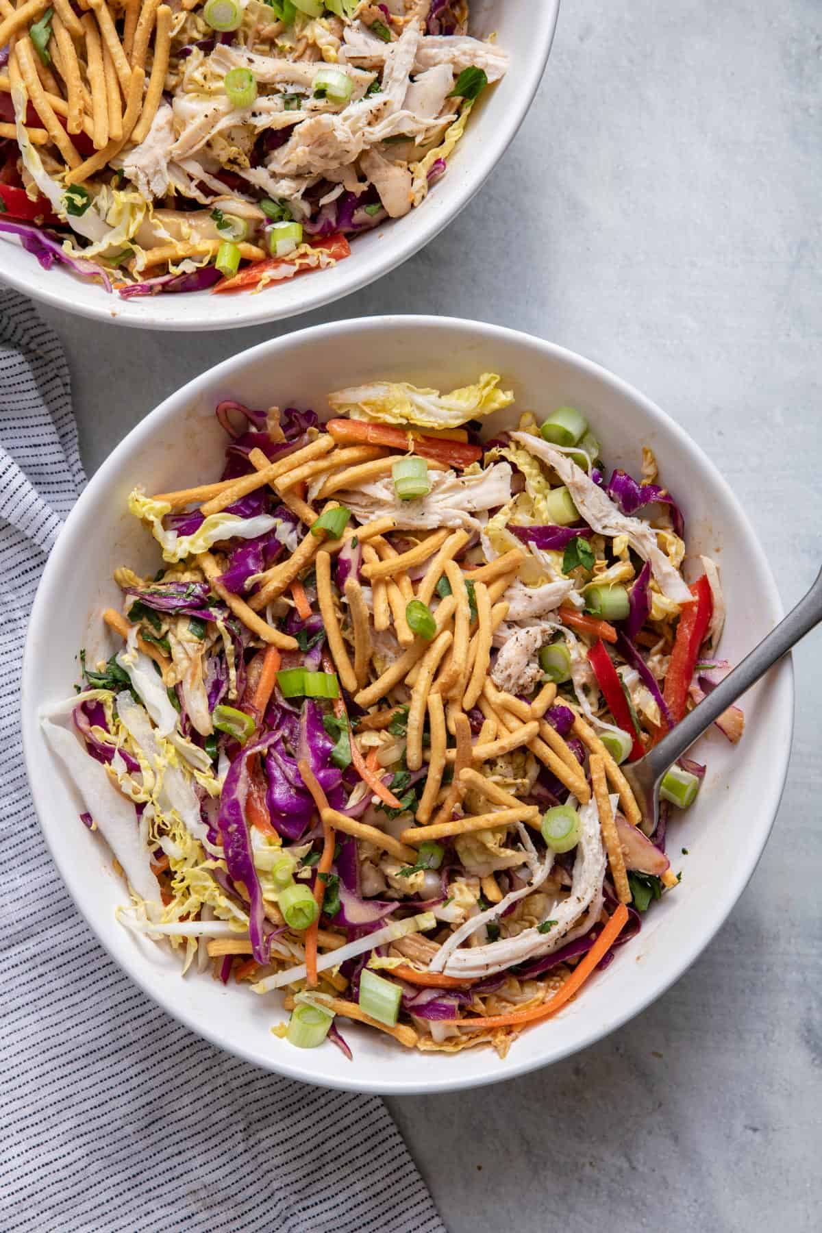 Chopped Asian Chicken Salad - FeelGoodFoodie