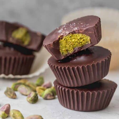 Chocolate Pistachio Butter Cups.