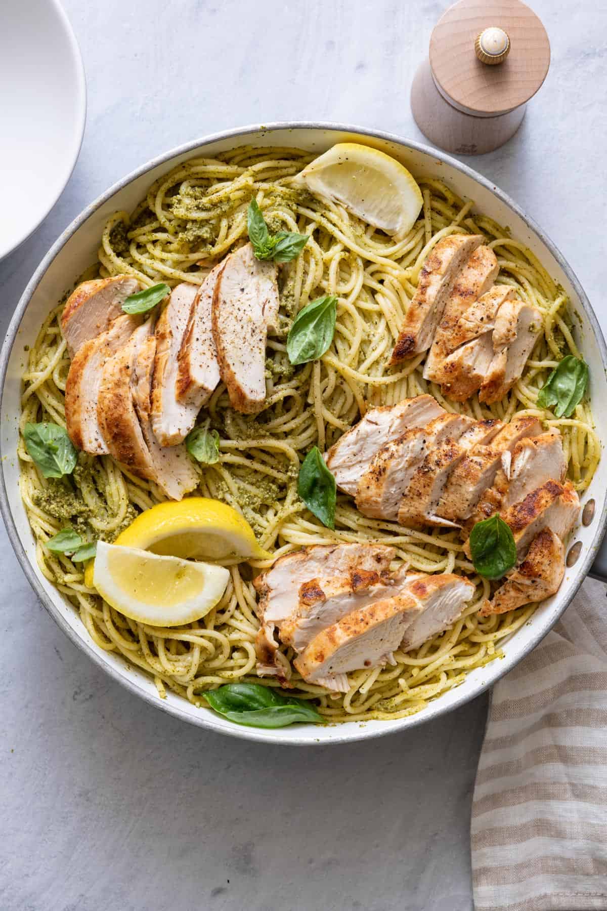 Pesto Pasta with Chicken