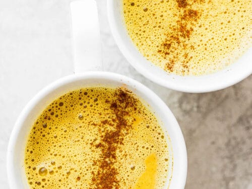 Golden Turmeric Milk Latte with Espresso (Dairy-Free) - Lexi's Clean Kitchen