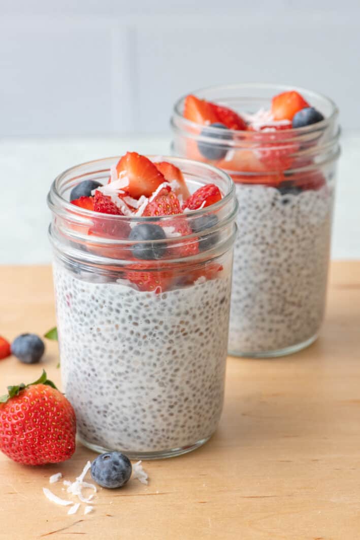 Meal Prep Chia Pudding (Freeze it for Weeks!)