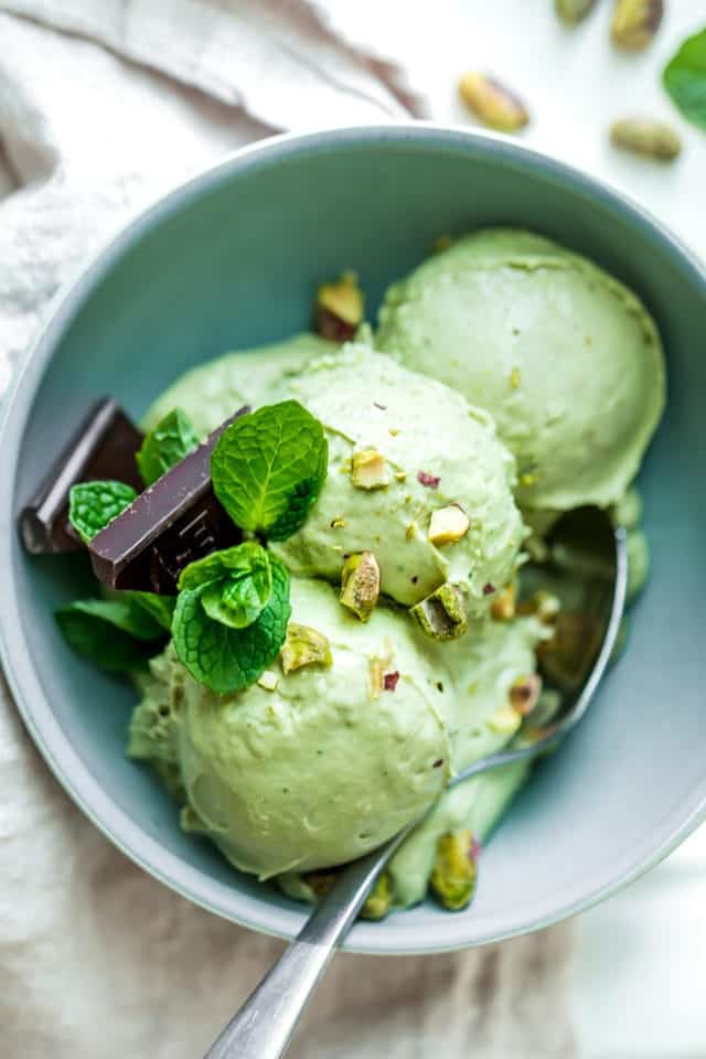 Vegan Chocolate Avocado Ice Cream