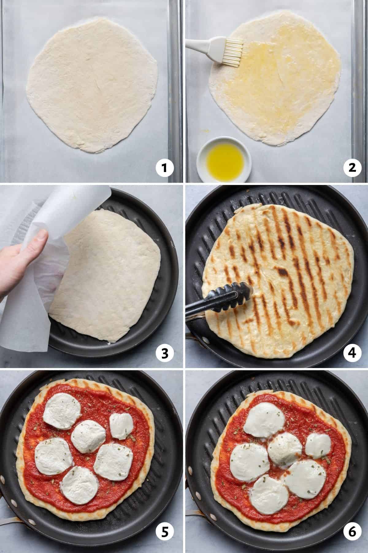 Grilled Pizza (Using Grilling Pizza Pan) Recipe 