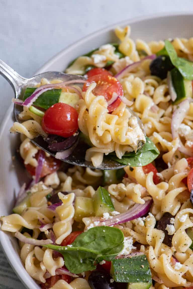 Mediterranean Pasta Salad Recipe - FeelGoodFoodie