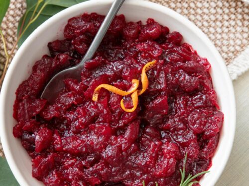 Cranberry Orange Sauce –