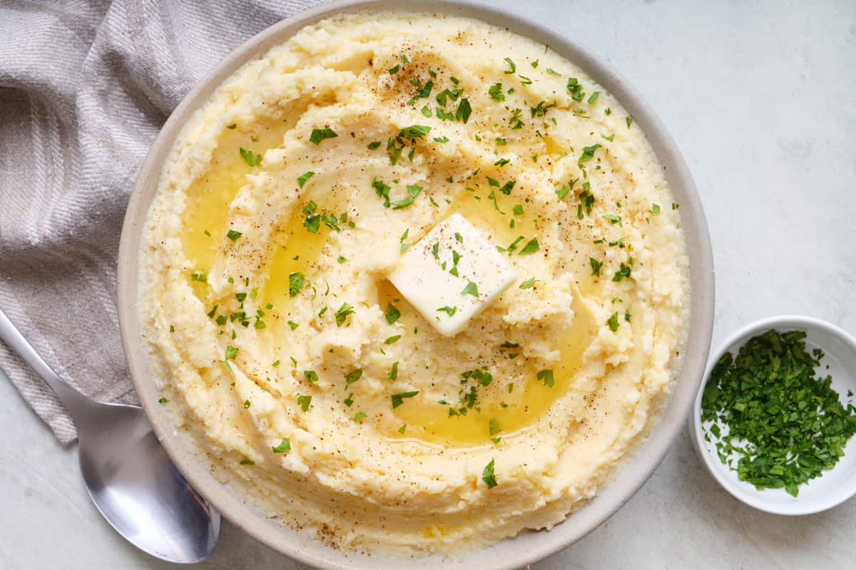 Healthy Mashed Potatoes.