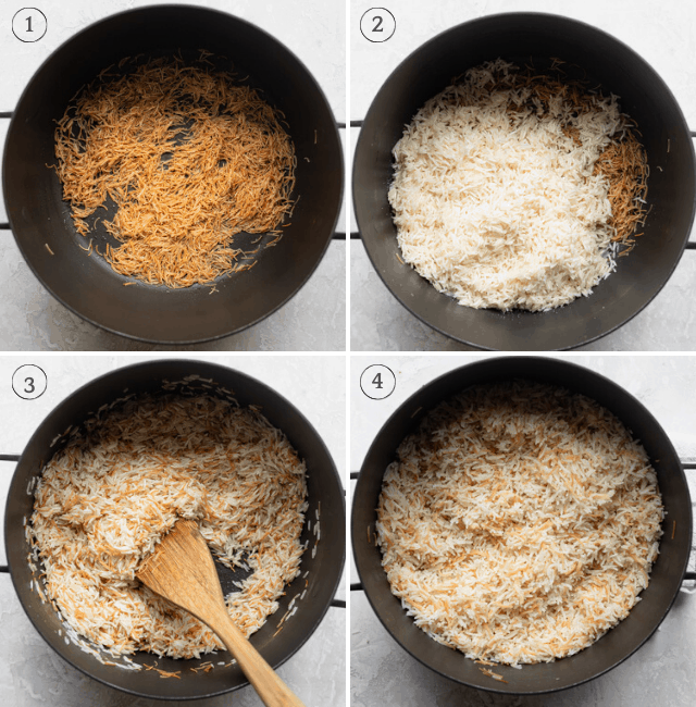 Process shots to show how to make the recipe