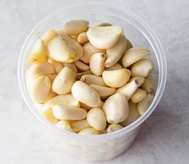 freezing garlic in ice cube trays - One Hundred Dollars a Month