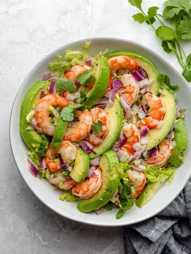 Shrimp Avocado Salad - FeelGoodFoodie