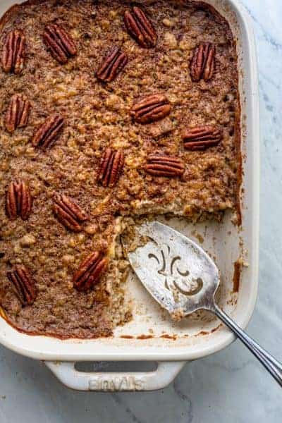 Baked Steel Cut Oatmeal {Hands-Free Approach} - Feel Good Foodie