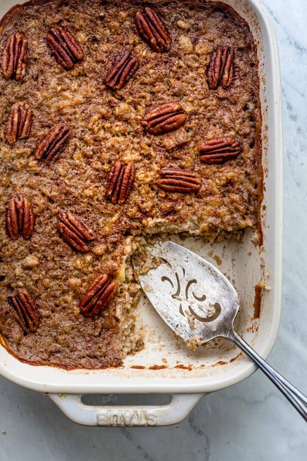 Lightly Toasted Overnight Steel-Cut Oatmeal with Honey-Roasted