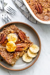 Baked Steel Cut Oatmeal {Hands-Free Approach} - Feel Good Foodie