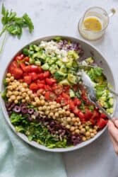 Mediterranean Chopped Salad - Feel Good Foodie