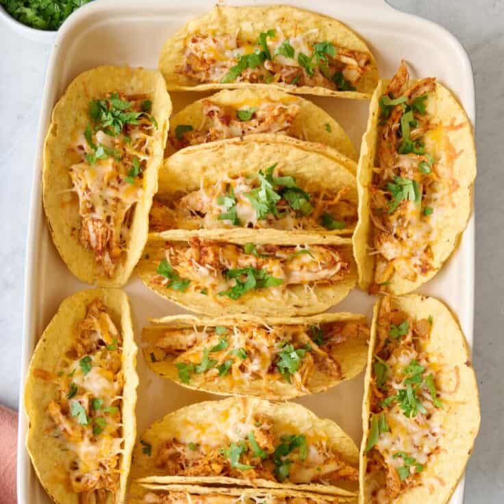 Baked Chicken Tacos - Feel Good Foodie