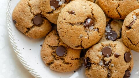 Tahini Chocolate Chip Cookies {Soft & Chewy!} - FeelGoodFoodie