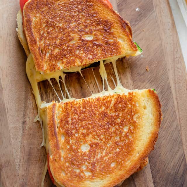 Veggie Grilled Cheese Sandwich