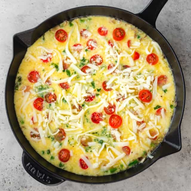 Added cheese on top.