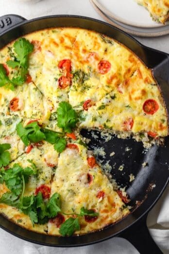 Vegetable Frittata.