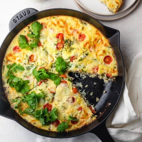 Vegetable Frittata.