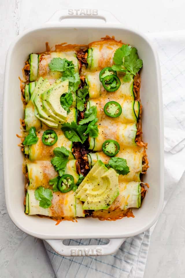 Zucchini Enchiladas